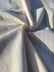 Soft Fluid Wide Striped Mid Weight Softened Linen Cotton Fabric By The Yard