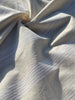 Soft Fluid Wide Striped Mid Weight Softened Linen Cotton Fabric By The Yard