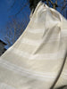 Soft Fluid Wide Striped Mid Weight Softened Linen Cotton Fabric By The Yard