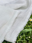 Organic Cotton Washed Softened Etamine Fabric.