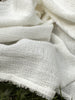 Organic Cotton Washed Softened Etamine Fabric.