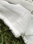 Organic Cotton Washed Softened Etamine Fabric.