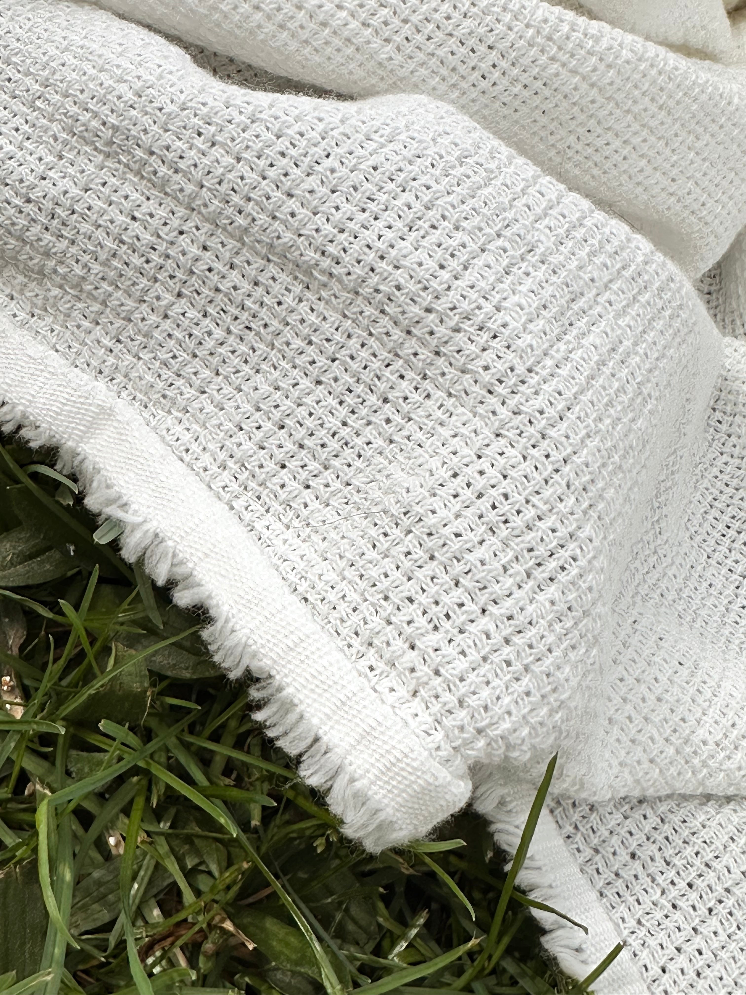 Organic Cotton Washed Softened Etamine Fabric.