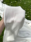 Organic Cotton Washed Softened Etamine Fabric.