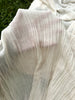 Gauze Organic Cotton, Cheesecloth Fabric By The Yard. Black - Undyed.