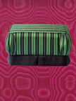 Brown Beige Striped Silk Home Textile Interior Fabrics Watermark Patterns.