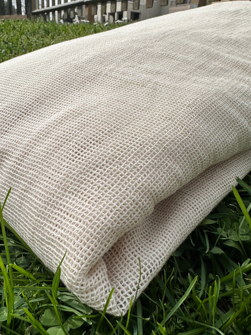 File Pamuklu Yumuşak Organik Kumaş, Ekru Beyaz - Siyah Renk Seçenekleri Mevcuttur, Şeffaf, Yumuşak Akışkan File Kumaş.