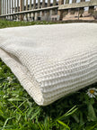 Softened Organic Cotton Waffle Fabric By The Yard.