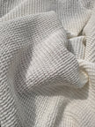Softened Organic Cotton Waffle Fabric By The Yard.