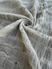 Premium Handwoven Loose Weave Crinkle Cotton Fabric | Resort Wear Textile