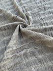 Premium Handwoven Loose Weave Crinkle Cotton Fabric | Resort Wear Textile