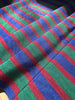 Multi Color Striped Pattern Moiré Fabric By The Yard – Luxurious Silk  For Interior Design & Special Sewing Projects. / 22 inches - 50 cm Width.