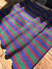 Multi Color Striped Pattern Moiré Fabric By The Yard – Luxurious Silk  For Interior Design & Special Sewing Projects. / 22 inches - 50 cm Width.