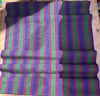 Multi Color Striped Pattern Moiré Fabric By The Yard – Luxurious Silk  For Interior Design & Special Sewing Projects. / 22 inches - 50 cm Width.