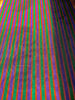 Multi Color Striped Pattern Moiré Fabric By The Yard – Luxurious Silk  For Interior Design & Special Sewing Projects. / 22 inches - 50 cm Width.