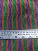 Multi Color Striped Pattern Moiré Fabric By The Yard – Luxurious Silk  For Interior Design & Special Sewing Projects. / 22 inches - 50 cm Width.