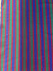 Multi Color Striped Pattern Moiré Fabric By The Yard – Luxurious Silk  For Interior Design & Special Sewing Projects. / 22 inches - 50 cm Width.
