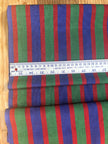 Multi Color Striped Pattern Moiré Fabric By The Yard – Luxurious Silk  For Interior Design & Special Sewing Projects. / 22 inches - 50 cm Width.