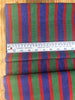 Multi Color Striped Pattern Moiré Fabric By The Yard – Luxurious Silk  For Interior Design & Special Sewing Projects. / 22 inches - 50 cm Width.