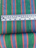 Multi Color Striped Pattern Moiré Fabric By The Yard – Luxurious Silk  For Interior Design & Special Sewing Projects. / 22 inches - 50 cm Width
