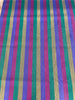 Multi Color Striped Pattern Moiré Fabric By The Yard – Luxurious Silk  For Interior Design & Special Sewing Projects. / 22 inches - 50 cm Width.