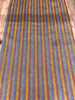 Multi Color Striped Pattern Moiré Fabric By The Yard – Luxurious Silk  For Interior Design & Special Sewing Projects. / 22 inches - 50 cm Width.