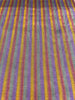 Multi Color Striped Pattern Moiré Fabric By The Yard – Luxurious Silk  For Interior Design & Special Sewing Projects. / 22 inches - 50 cm Width.