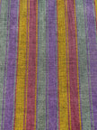 Multi Color Striped Pattern Moiré Fabric By The Yard – Luxurious Silk  For Interior Design & Special Sewing Projects. / 22 inches - 50 cm Width.
