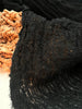 Black Textured Linen Fabric By The Yard Natural Fabrics.