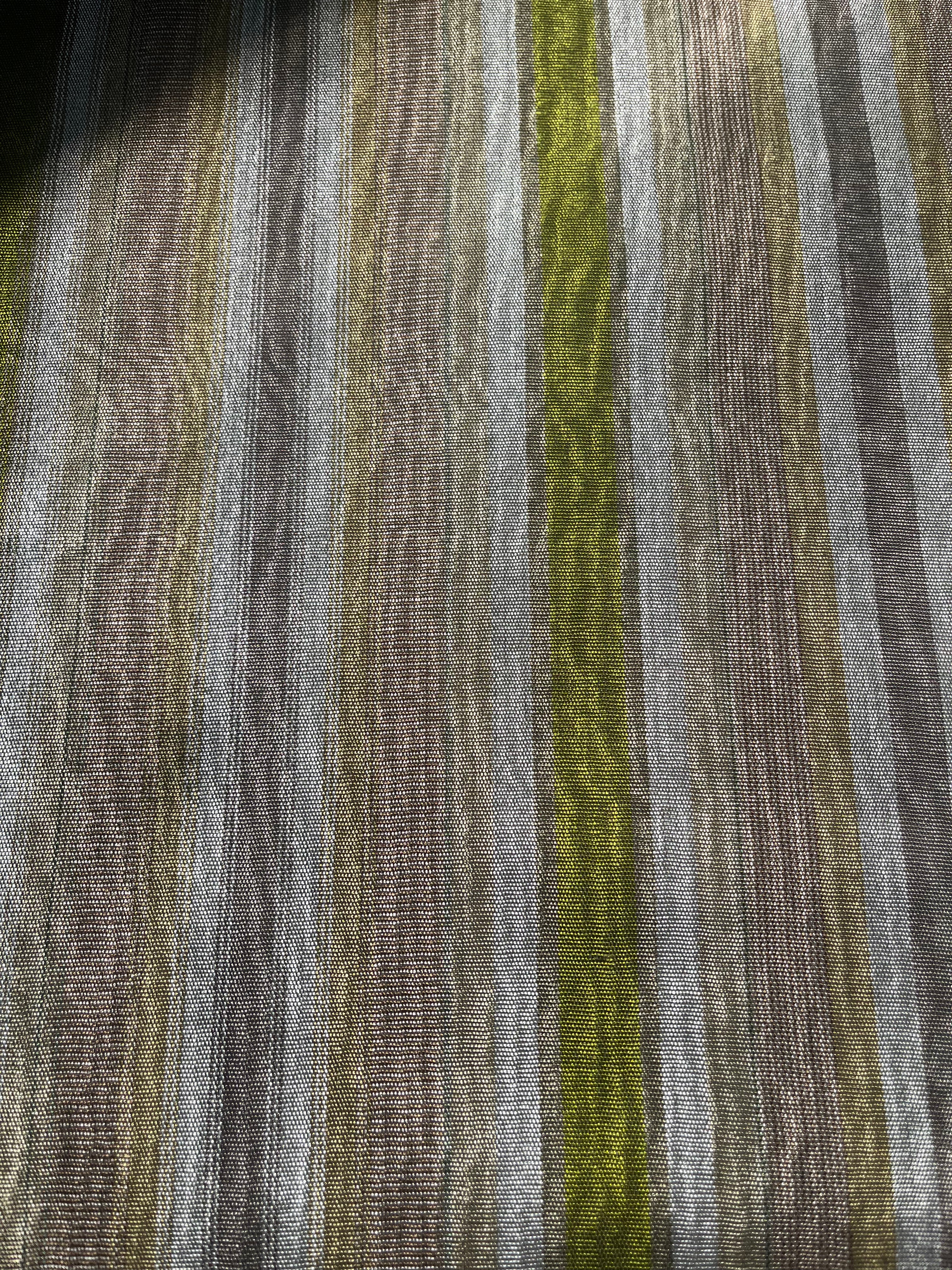 Multi Color Striped Pattern Moiré Fabric By The Yard – Luxurious Silk ...