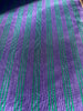 Multi Color Striped Pattern Moiré Fabric By The Yard – Luxurious Silk  For Interior Design & Special Sewing Projects. / 22 inches - 50 cm Width.