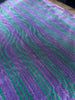 Multi Color Striped Pattern Moiré Fabric By The Yard – Luxurious Silk  For Interior Design & Special Sewing Projects. / 22 inches - 50 cm Width.