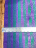 Multi Color Striped Pattern Moiré Fabric By The Yard – Luxurious Silk  For Interior Design & Special Sewing Projects. / 22 inches - 50 cm Width.