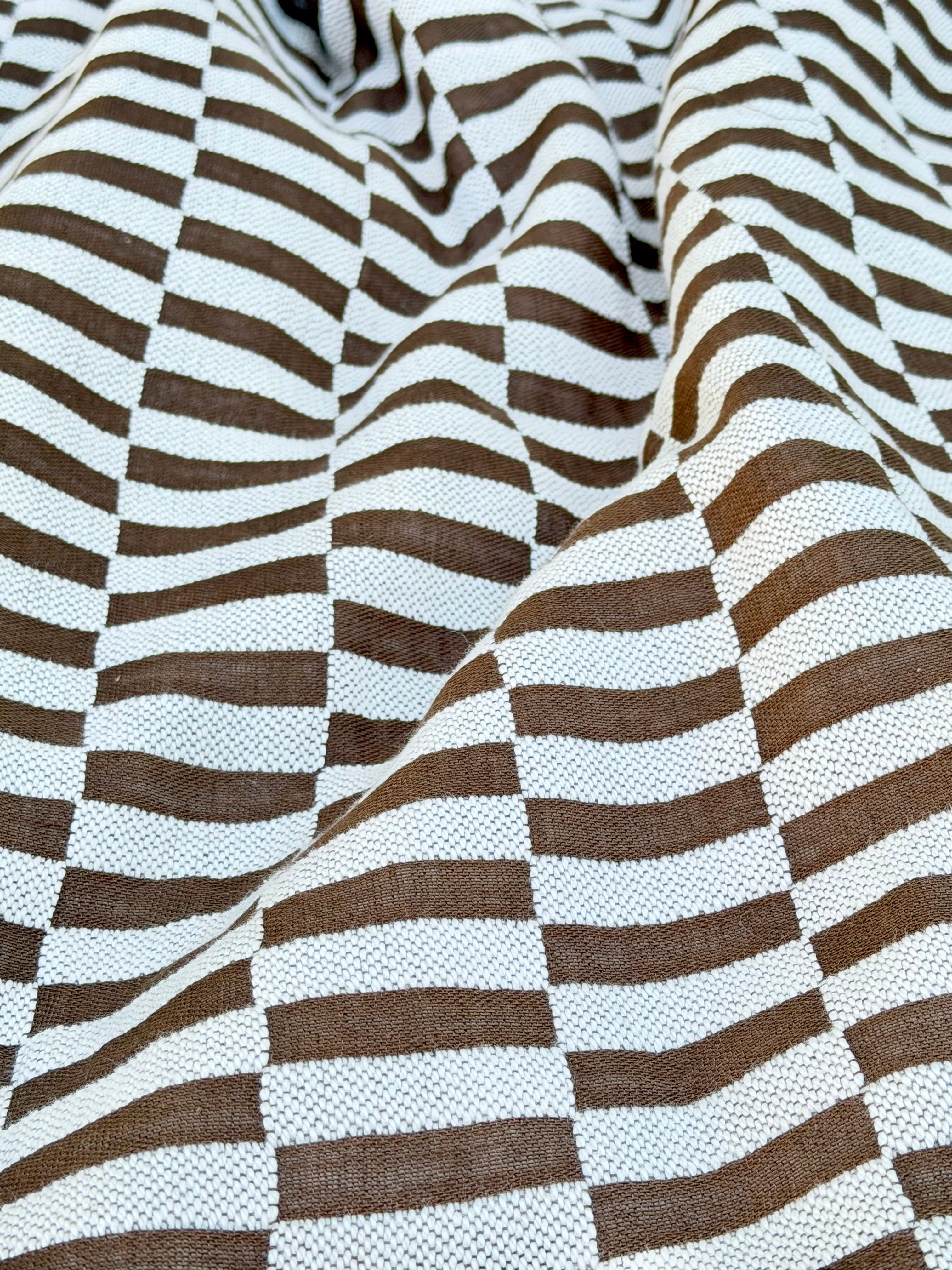 Luxury Double Face Linen Fabric by the Yard | Heavyweight Designer Linen 375 GSM