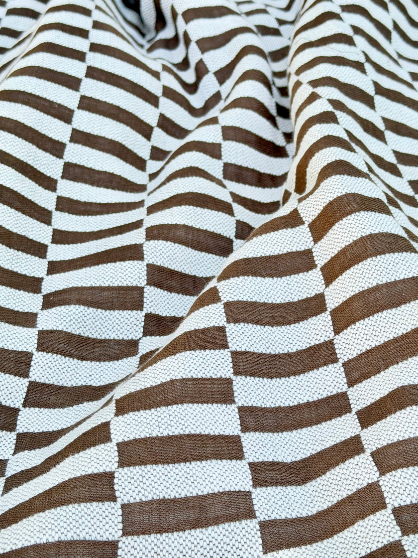Luxury Double Face Linen Fabric by the Yard | Heavyweight Designer Linen 375 GSM
