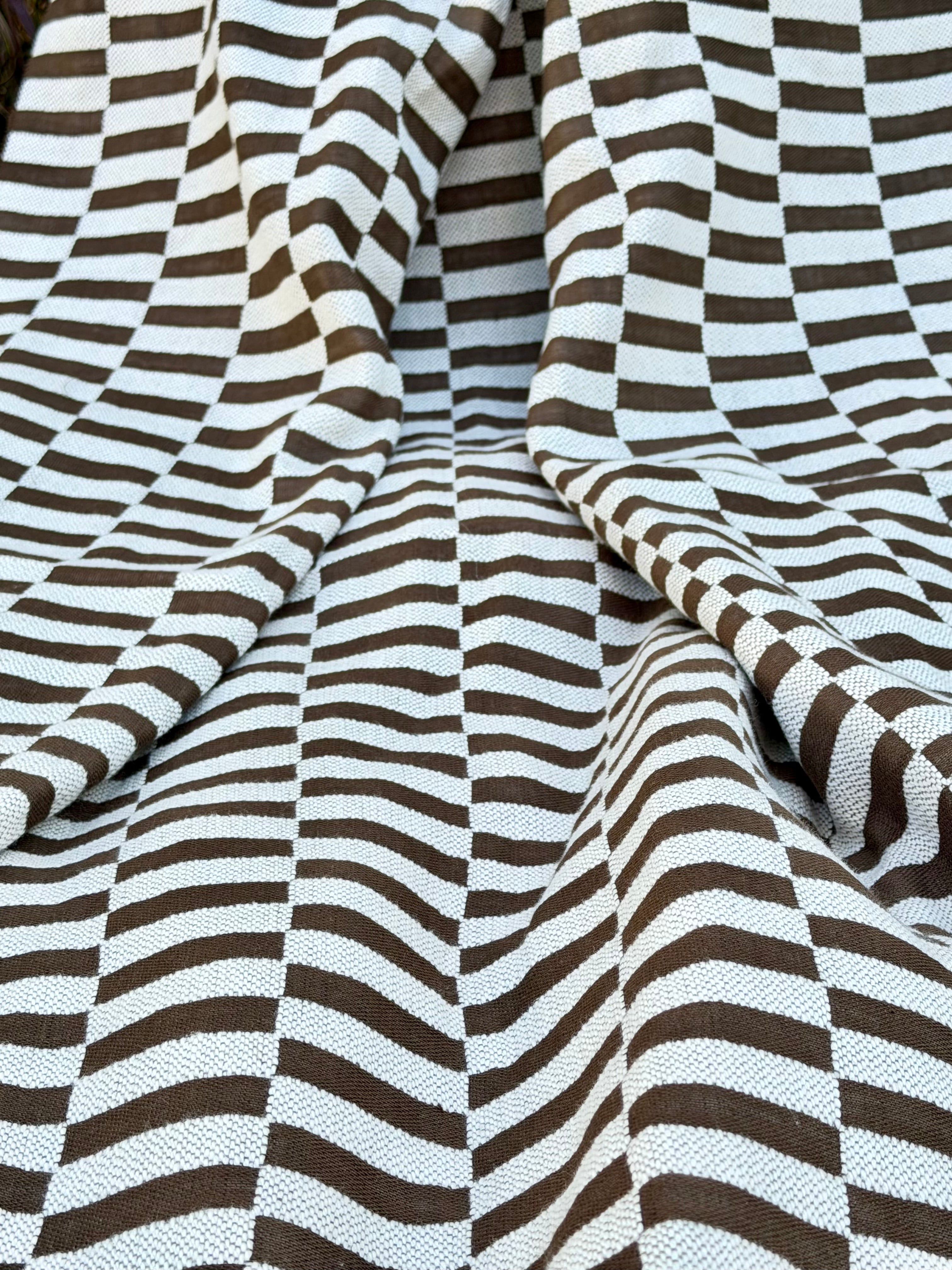 Luxury Double Face Linen Fabric by the Yard | Heavyweight Designer Linen 375 GSM