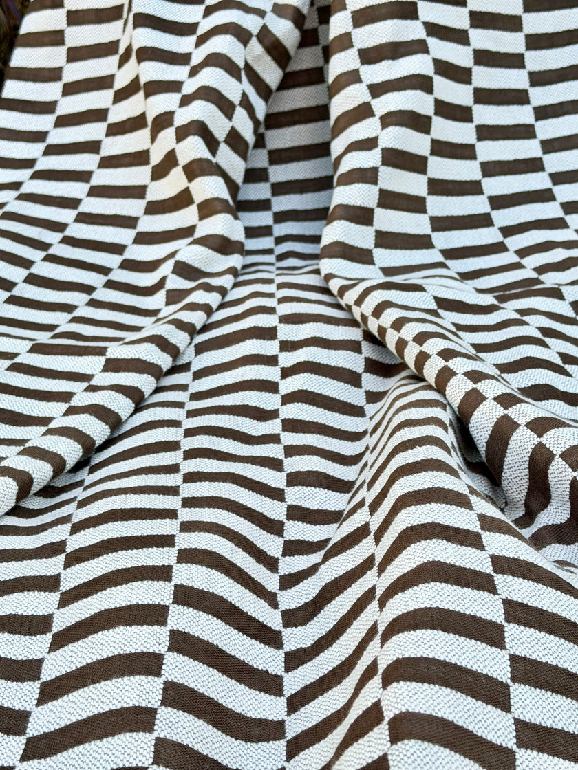 Luxury Double Face Linen Fabric by the Yard | Heavyweight Designer Linen 375 GSM