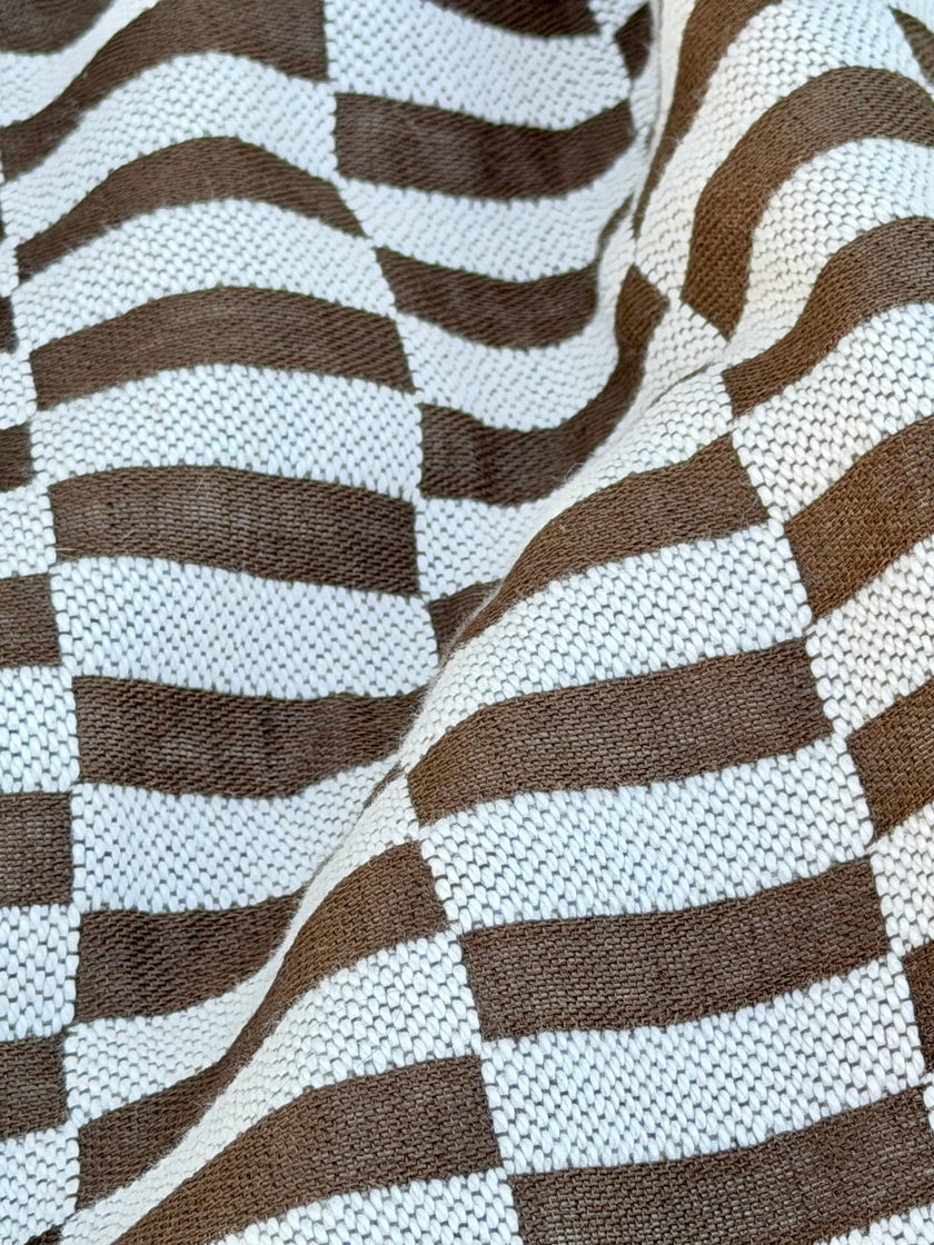 Luxury Double Face Linen Fabric by the Yard | Heavyweight Designer Linen 375 GSM