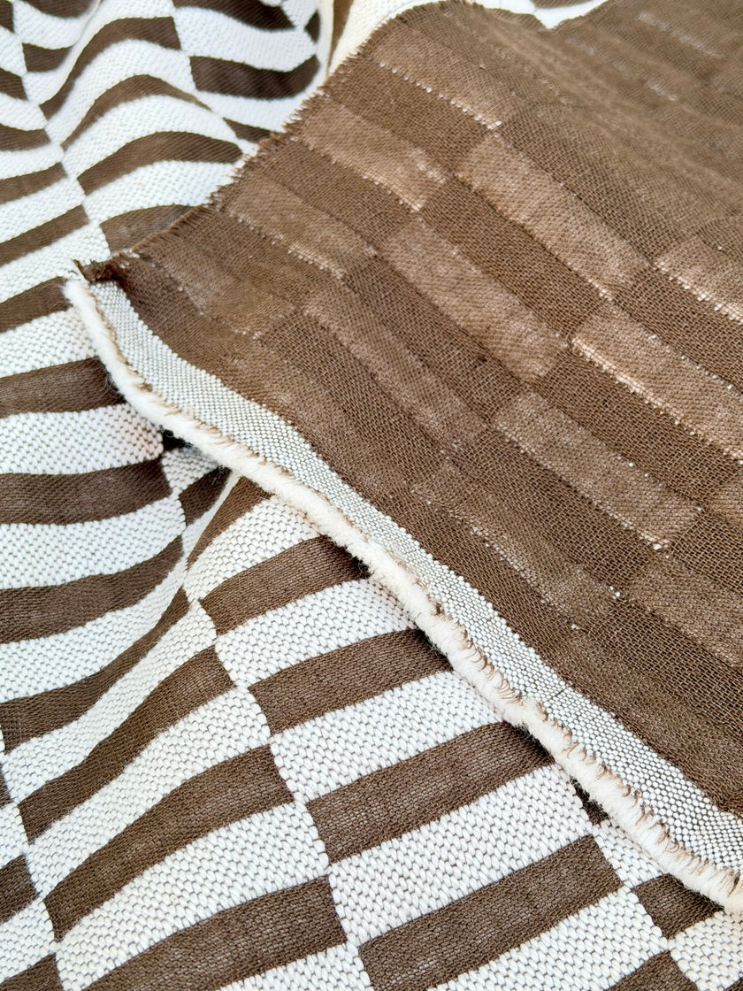 Luxury Double Face Linen Fabric by the Yard | Heavyweight Designer Linen 375 GSM