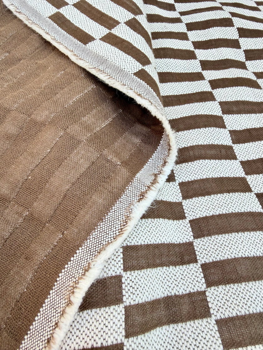Luxury Double Face Linen Fabric by the Yard | Heavyweight Designer Linen 375 GSM