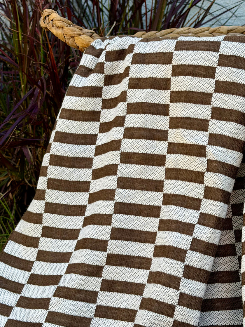Luxury Double Face Linen Fabric by the Yard | Heavyweight Designer Linen 375 GSM