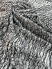 Black White Unique Natural Sheer, Textured Cotton Linen Mix Special Fabrics.