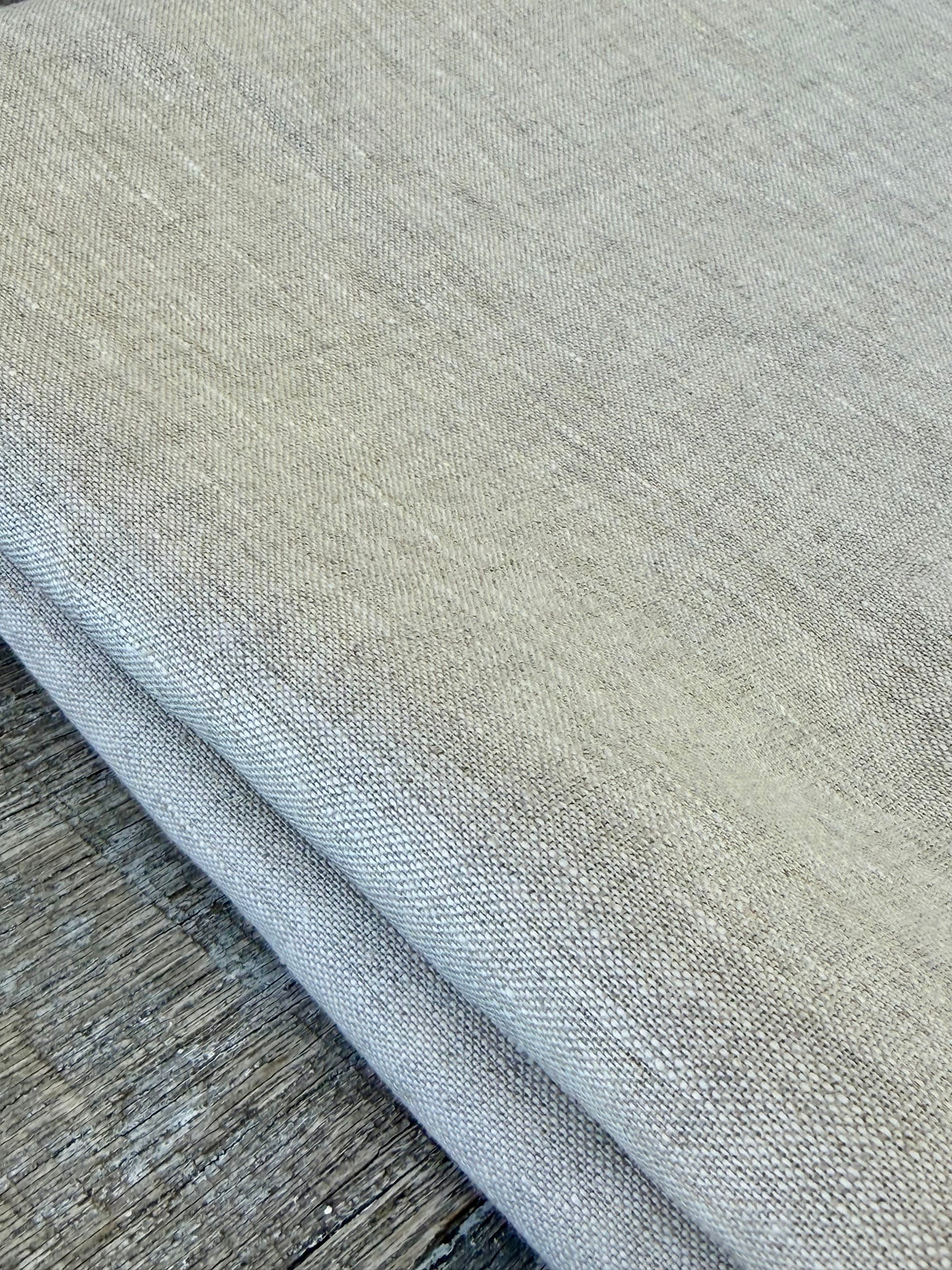 Tissu en coton biologique neutre rayé rouge au mètre, tissu froissé avec rayures épingles, large largeur.