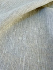 Tissu en coton biologique neutre rayé rouge au mètre, tissu froissé avec rayures épingles, large largeur.