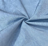 Light Blue Silk Moire Fabric By The Meter.