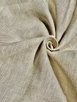 Tissu en coton biologique neutre rayé rouge au mètre, tissu froissé avec rayures épingles, large largeur.