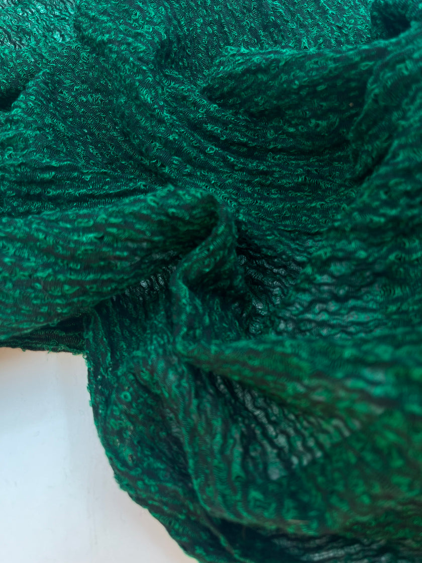 Metre Kare Yeşil Keten Kumaş, Organik Pamuklu Kumaş, Dokulu El Dokuma Yarı Şeffaf Doğal Kumaşlar.