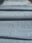 Light Blue Silk Moire Fabric By The Meter.