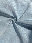 Light Blue Silk Moire Fabric By The Meter.