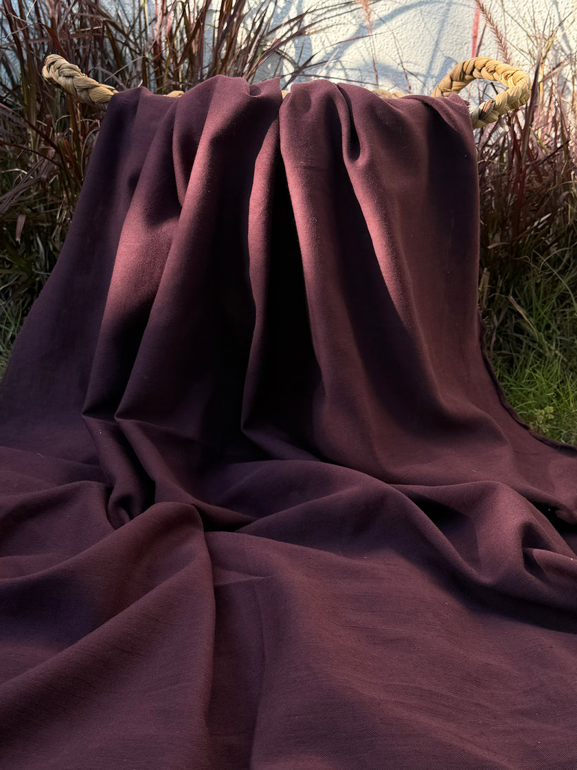 Washed Linen Cotton Fabric by the Yard – Lightweight 50% Linen 50% Cotton Fabric | 145 cm Wide | 6 Natural Colors